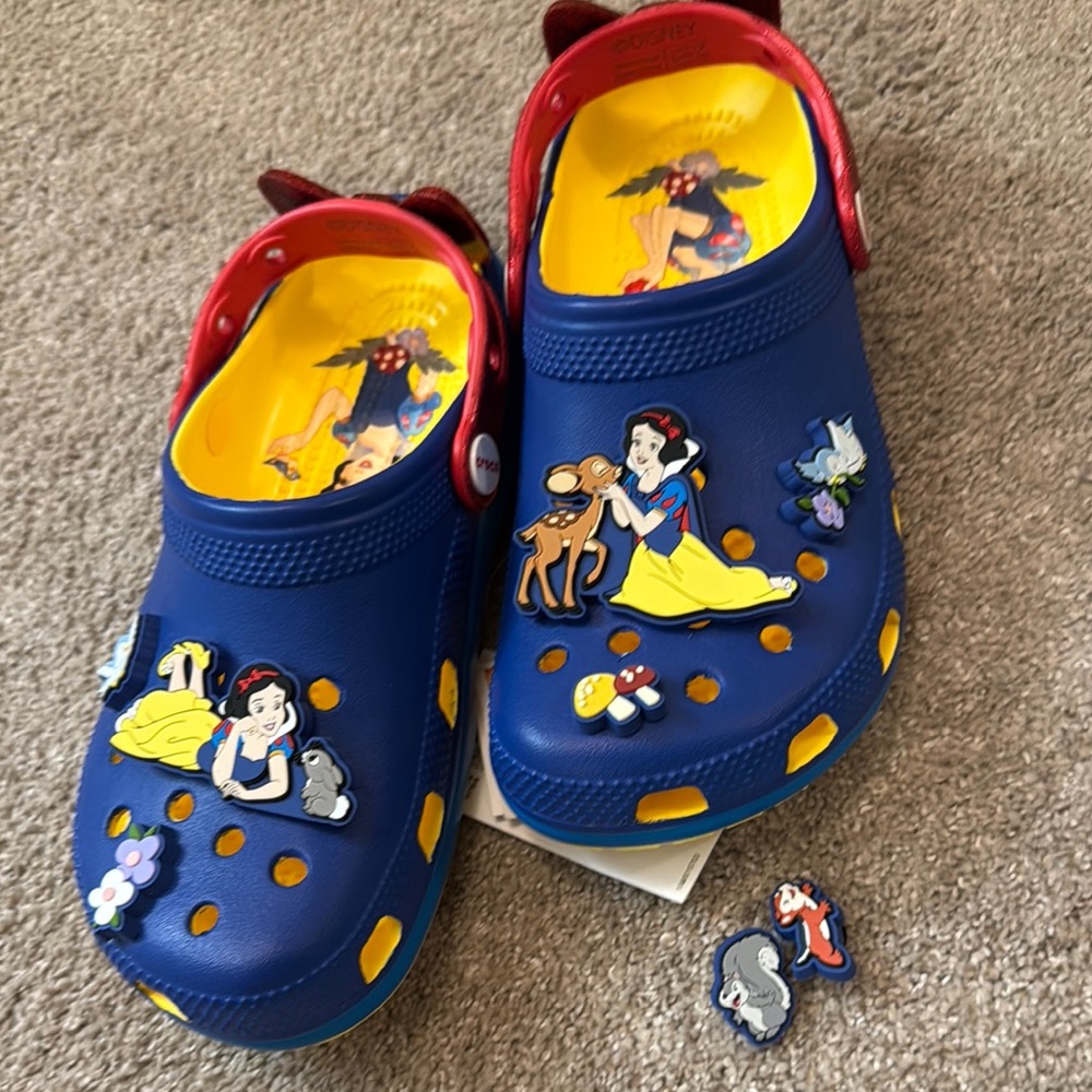 Disney Womens Blue Crocs